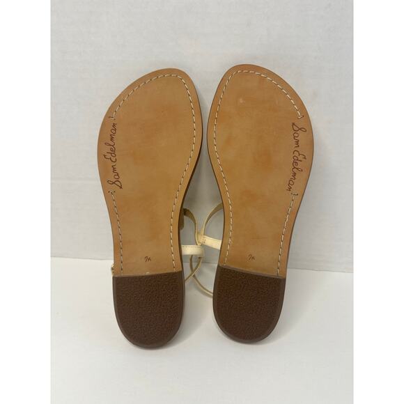 Sam Edelman Women's Gigi RetroT-Strap Sandals Size 7.5 Color: Modern Ivory - Picture 7 of 7